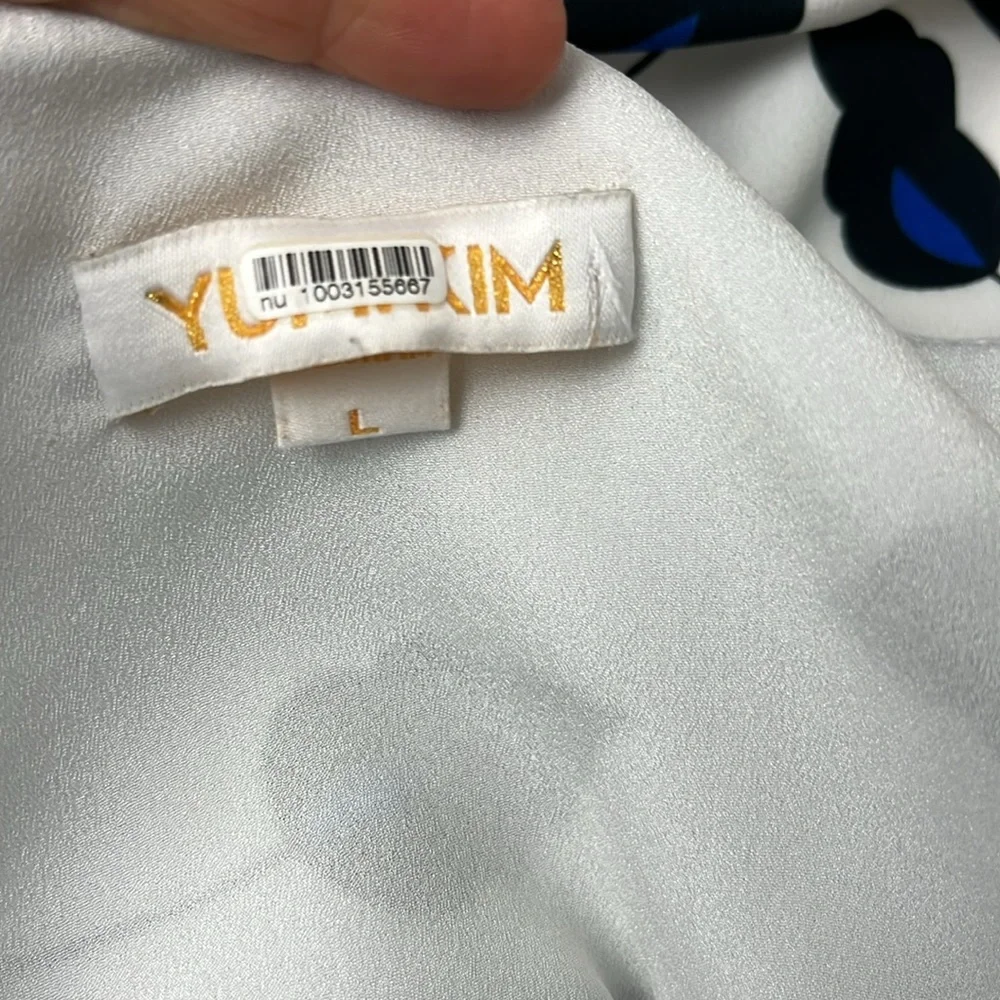 Yumi Kim Yellow and Blue Wrap Dress - Picture 12 of 14